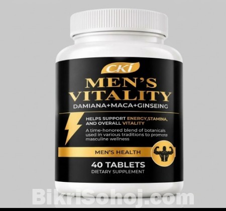 CKI Men’s Vitality with Damiana+Maca+Ginseng for Men’s Healt